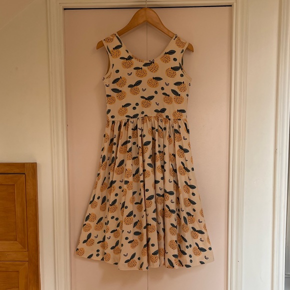 EUC alice and ames ballet tank dress - size 10 - fruity harvest - Picture 3 of 5